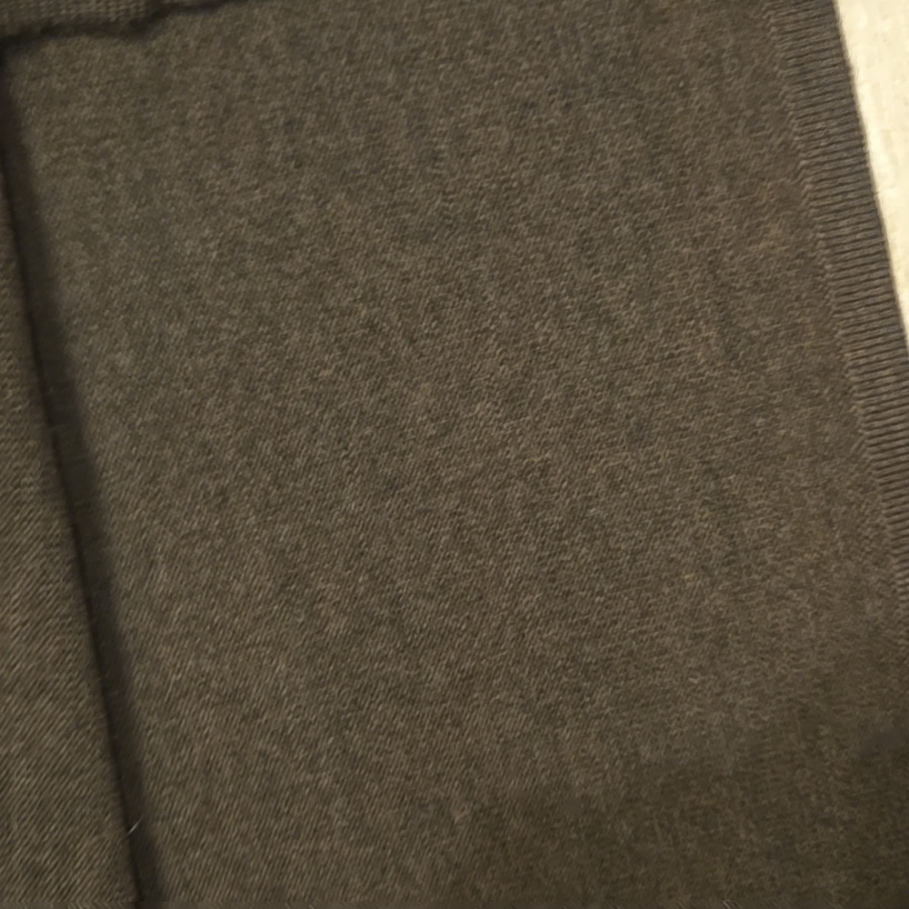 Tory Burch Classic Vintage Brown VNeck  3/4 Length Sleeve Sweater - Picture 7 of 9